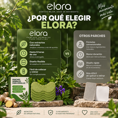 Parches Herbales para el Dolor de Rodilla